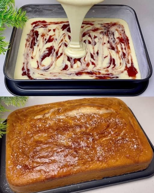 Bolo Marmorizado com Geleia