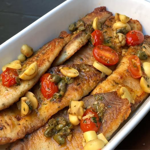 Filé de Peixe ao Molho