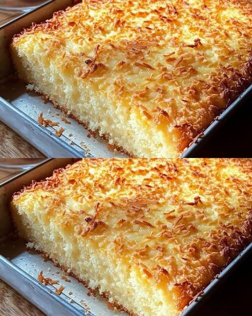 Bolo de Aipim com Coco