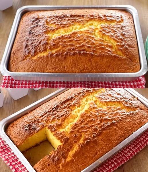 Bolo de Maizena com Fubá