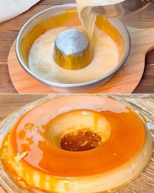 Pudim sem ovos que não vai ao forno