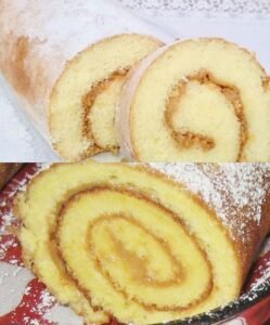 Rocambole de Goiabada ou Doce de Leite