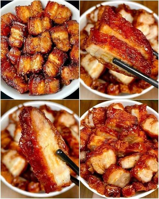 Barriga de Porco Assada ao Barbecue