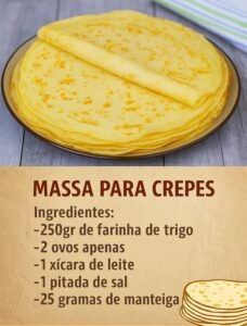 Massa para Crepes