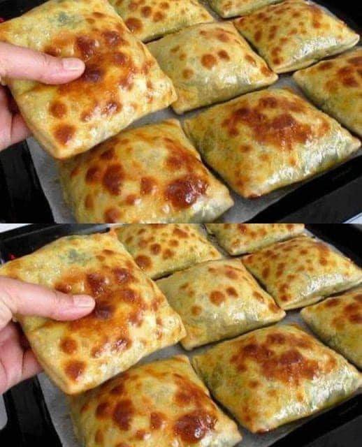 Pastel de Forno Folhado com Recheio Cremoso