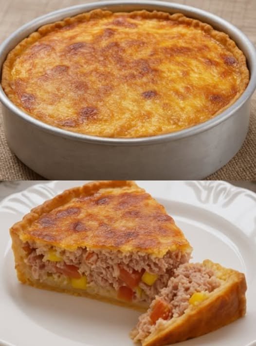 Torta Salgada com Massa de Maionese