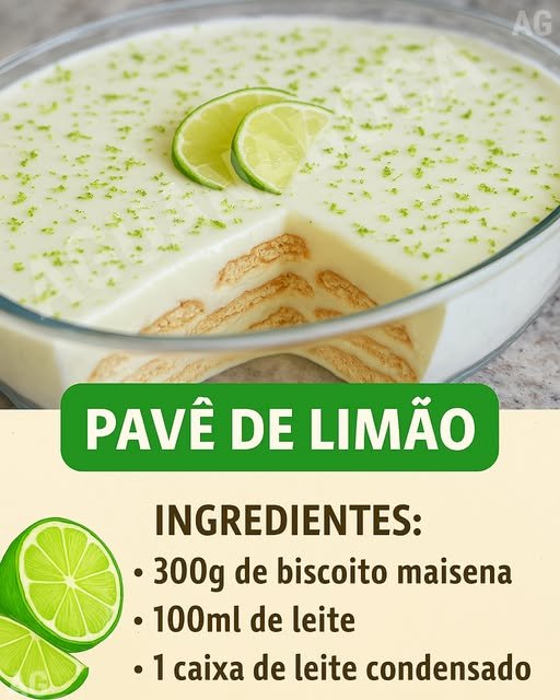 Pavê de Limão Cremoso