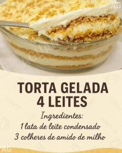 Torta Gelada 4 Leites