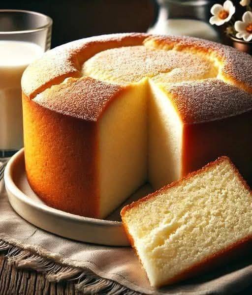 Bolo de Leite Fofo e Macio