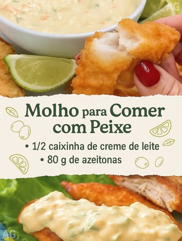 Molho para comer com Peixe