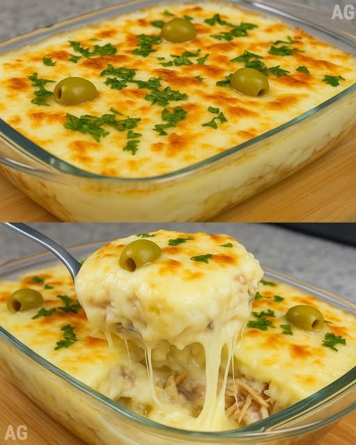 Filé de Tilápia ao Molho Branco Gratinado