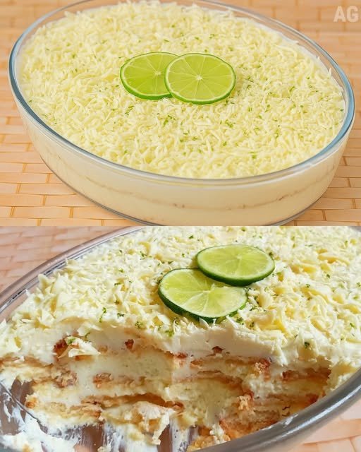 Pavê de Limão com Chocolate Branco