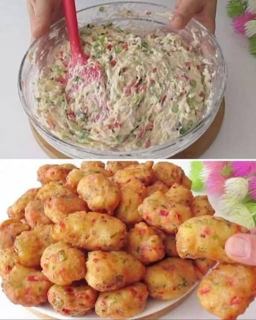 Bolinho Salgado de Legumes