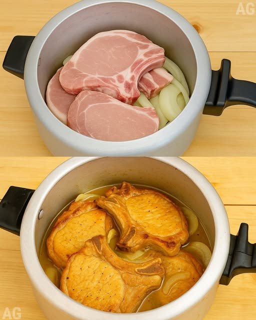 Bisteca de Porco na Panela