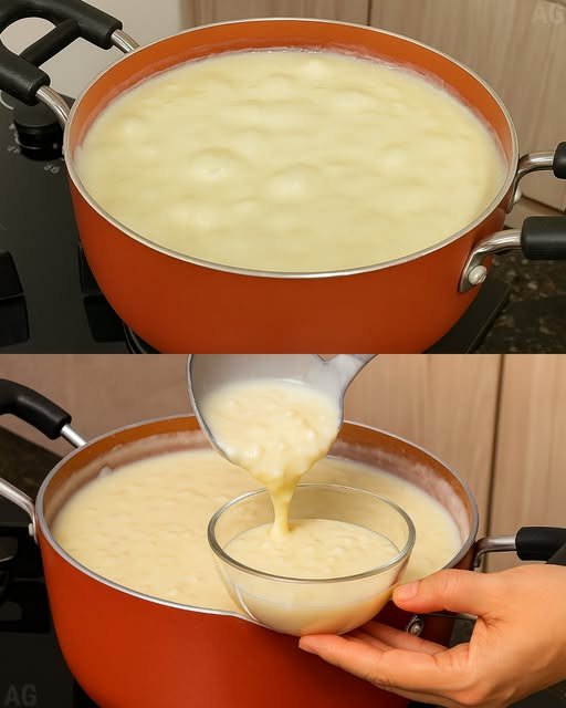 Canjica com Chocolate Branco