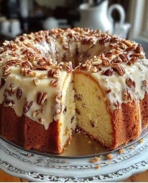 Bolo de Manteiga com Nozes