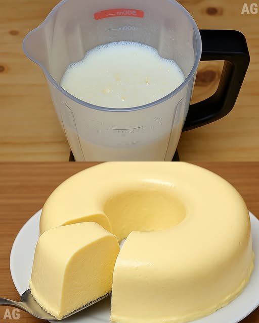 Pudim de Maracujá no Liquidificador