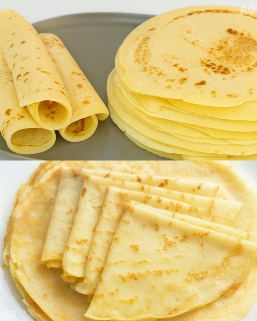 Massa de Panqueca sem Leite