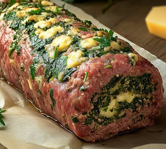 Rocambole de Carne Recheado