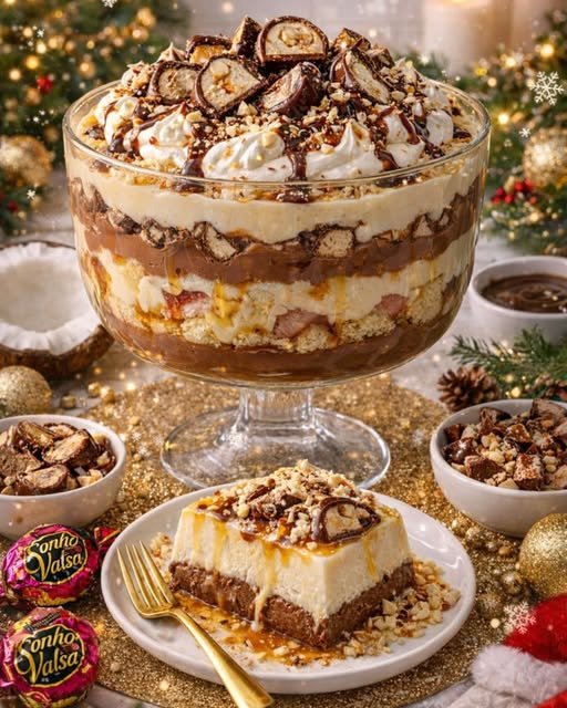 Pavê de Sonho de Valsa Cremoso