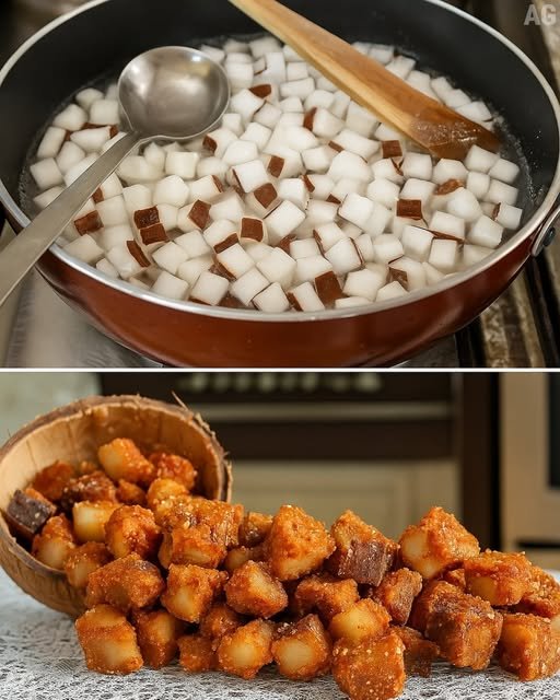 Coquinho Caramelizado