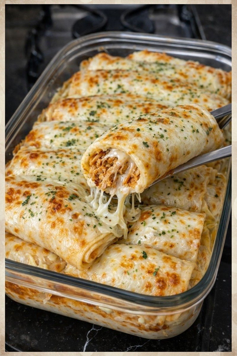 Panqueca de Frango com Queijo